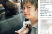 2018年、愛犬のエネルが亡くなったことを報告するGACKT(インスタグラムより)