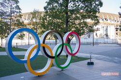 メイン会場となる国立競技場。東京五輪は本当に開催されるのか