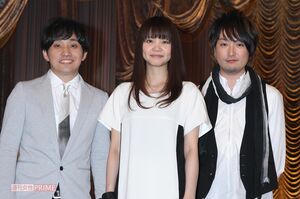 いきものがかり（写真左からギターの水野良樹、ボーカルの吉岡聖恵、ギターの山下穂尊）