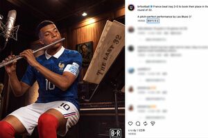 米メディア『ブリーチャーレポート』では多くの生成AI画像も投稿されている(公式インスタグラムより)