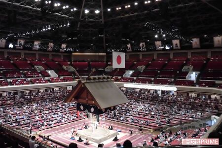コロナ禍の開催となった、令和2年の大相撲九月場所（著者撮影）