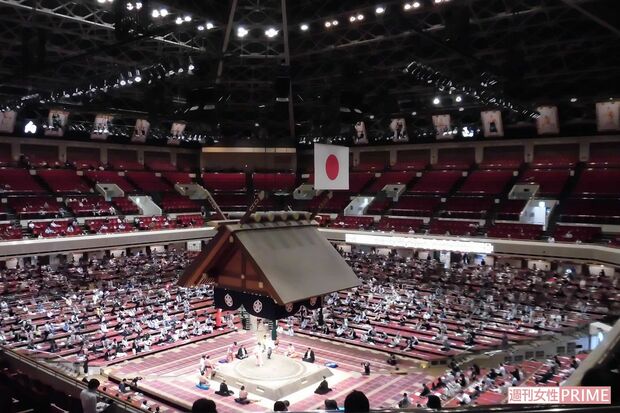 コロナ禍の開催となった、令和2年の大相撲九月場所（著者撮影）