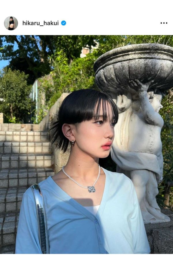 “ジェンダーレス男子”として13万人のフォロワーを抱える伯井太陽（本人インスタグラムより）