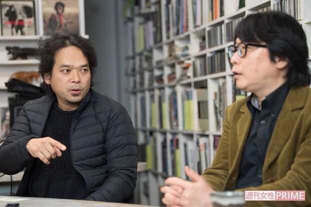 現在、芦澤さん（左）とは新たに森の中にあるようなアメリカの研究所をデザインする仕事に着手している