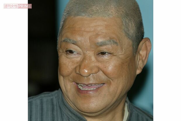 2004年、連続ドラマ小説『天花』撮影時の財津一郎さん。写真は2003年12月に撮影