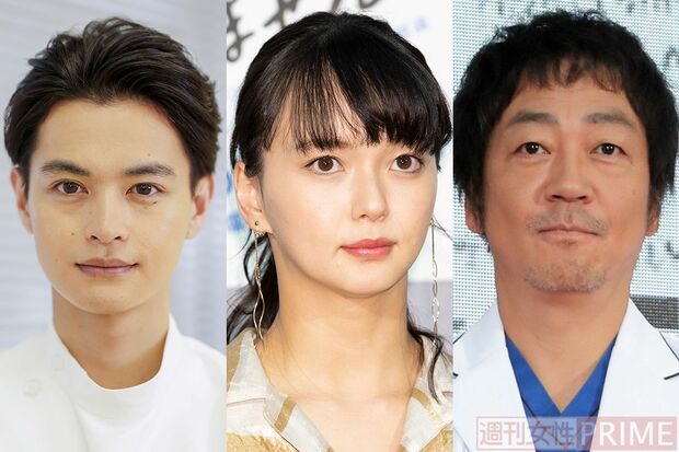 多部未華子のファッションにも注目が集まる『ナギサさん』。登場人物がいい人なのもコロナに疲れた視聴者を癒す。左から瀬戸康史、多部未華子、大森南朋