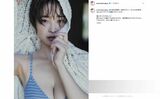 インスタグラムでは大胆な水着カットも披露している（渡邊渚インスタグラムより）