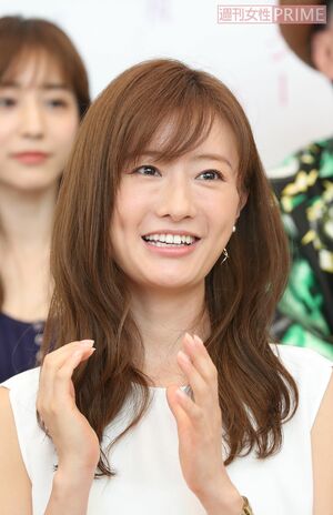 ドラマ『奪い愛、夏』囲み取材での松本まりか('19年8月)