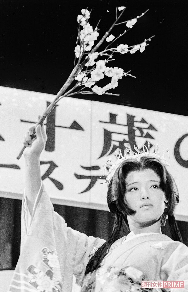 20歳の誕生日は総勢800名を招待して、東京のホテル・オークラで盛大に（'79年1月）　撮影／週刊女性写真班