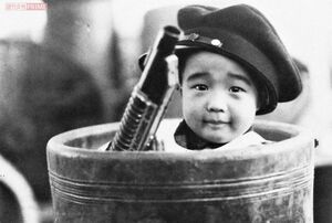 『江戸っ子健ちゃん』（1937年）でデビュー。2歳8か月