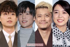 『“推し”ドラマ大賞2022』（左から）菅田将暉、目黒蓮、小栗旬、上白石萌音