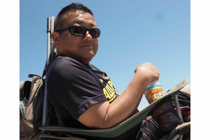 末吉正明容疑者のサングラス姿は迫力があって（SNSより）