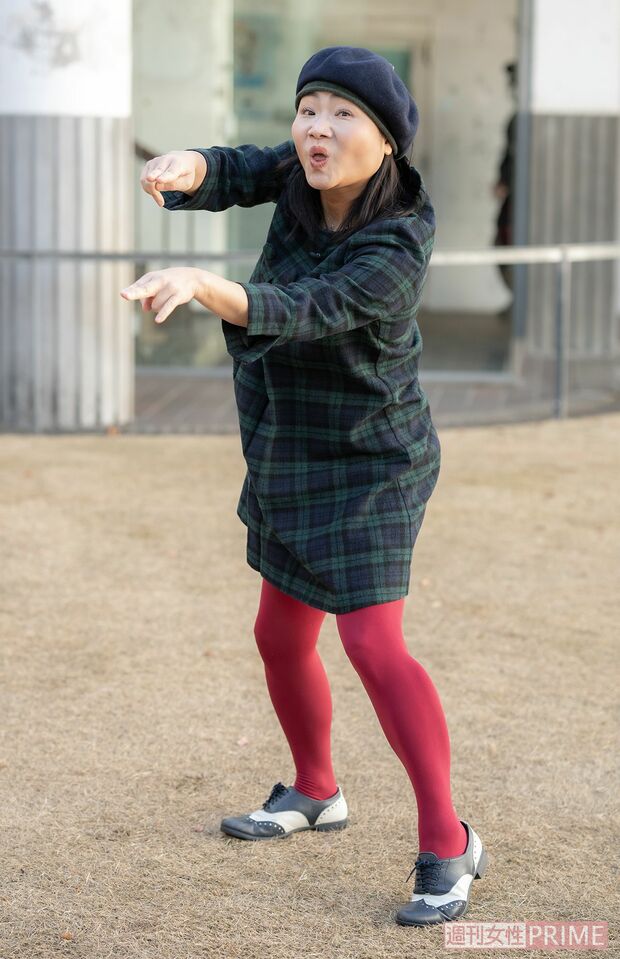 ノリノリでポーズを決めてくれた島田珠代