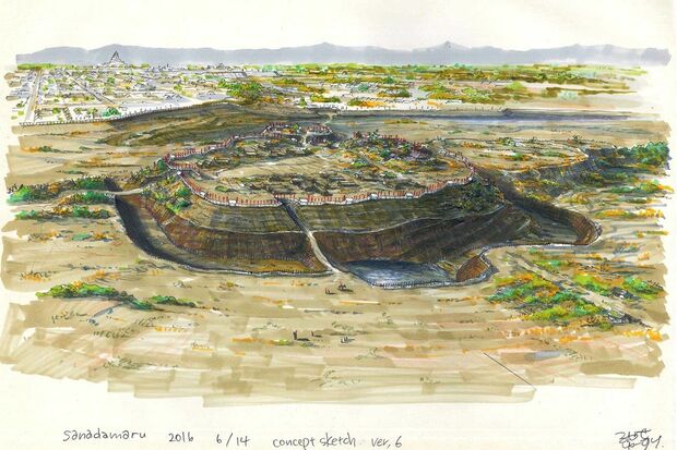 真田丸のスケッチ　(c)NHK