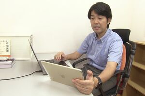 内田医師のオンライン診療風景