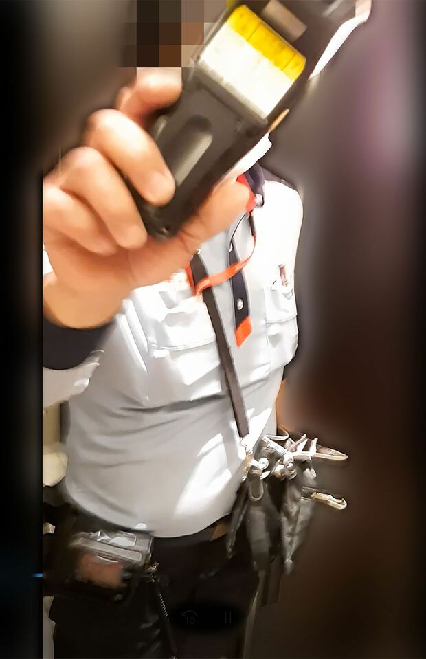 Bさんが証拠を残そうした動画の一部より抜粋