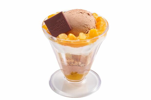 カカオ農園のトロピカルショコラパフェ/450円　10月29日まで