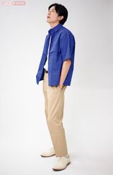 連続ドラマ『ばらかもん』（フジテレビ系水曜夜10時～）で若き書道家を演じる杉野遥亮（撮影／渡邉智裕）