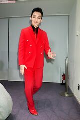 主演舞台『アルトゥロ・ウイの興隆』の取材会にて（'20年）　撮影／佐藤靖彦