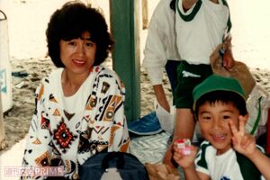 著者の五十嵐大さんとお母様