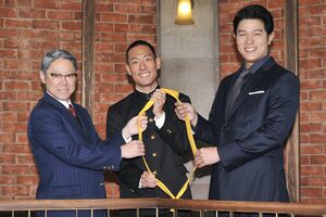 バトンタッチの様子