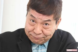 1982年にビートたけしに弟子入りを志願し、三番弟子になった松尾伴内。たけし軍団のひとりとして、さまざまなバラエティーでリアクション芸を披露。　撮影/近藤陽介