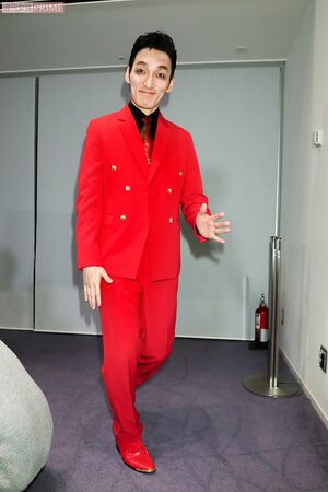 主演舞台『アルトゥロ・ウイの興隆』の取材会にて（'20年）　撮影／佐藤靖彦