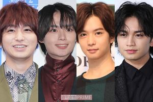 （左から）伊野尾慧、大西流星、千葉雄大、中島健人