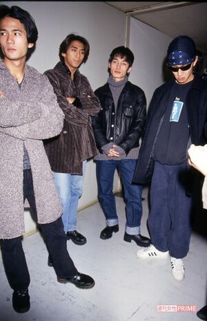 楽屋口でSMAPメンバーを発見!('94年『紅白歌合戦』)