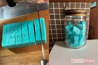 小さくカットして使い切りサイズに