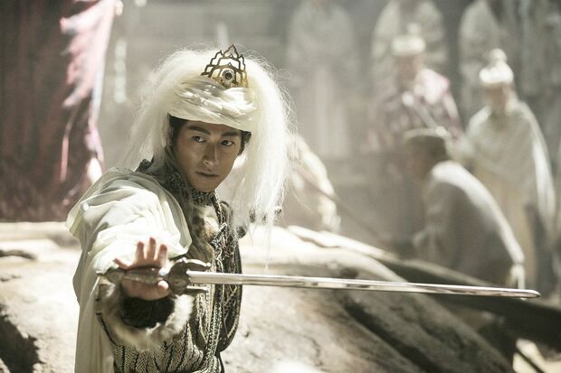 NHK大河ファンタジー『精霊の守り人 悲しき破壊神』に出演するディーン・フジオカ　(C)NHK