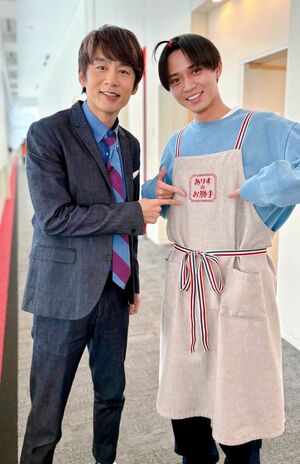 『シューイチ』に出演した永瀬廉（右）と中丸雄一（番組公式Xより）