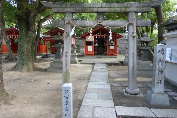 【鴫野神社（生國魂神社末社）/大阪】生國魂神社の奥へ進むと現れる末社