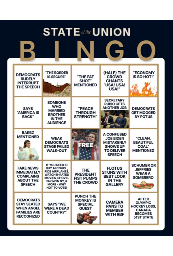 米ホワイトハウスの公式Xの投稿、中央一番下に《PUNCH THE MONKEY IS SPECIAL GUEST》の文字が（ホワイトハウス公式Xより）