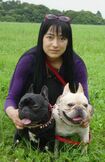 愛犬であるフレンチブルドッグのキミとボク（'07年）