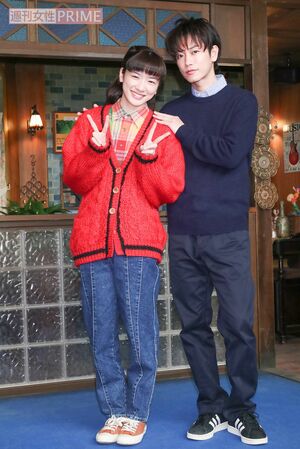 永野芽郁と佐藤健　撮影／佐藤靖彦