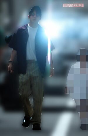 7月下旬、男児を保育園に送る『Da-iCE』花村想太