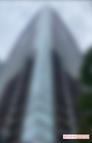 事件現場となった竹澤章一容疑者宅マンション