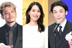 左から小栗旬、戸田恵梨香、高橋一生