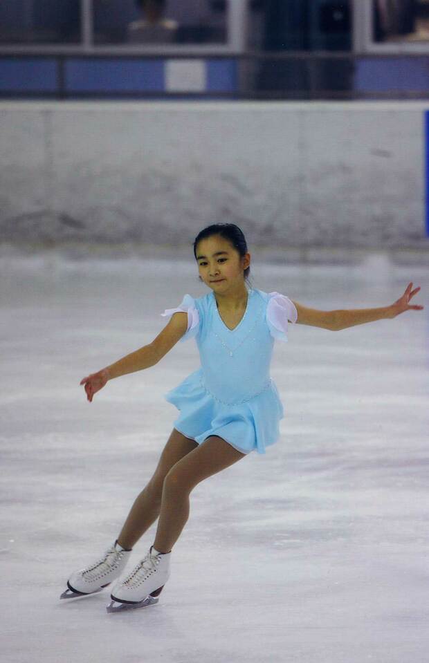 中1の時には東京都スケート連盟主催の大会で優勝するほどの腕前に（'07年4月12日）
