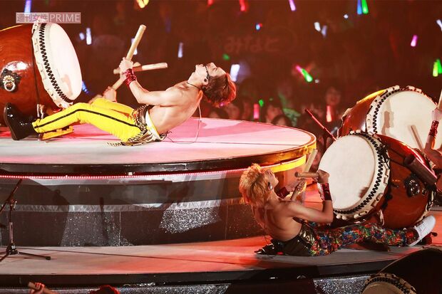 2019年8月、『ジャニーズJr.8.8祭』で太鼓を披露するSnow Man