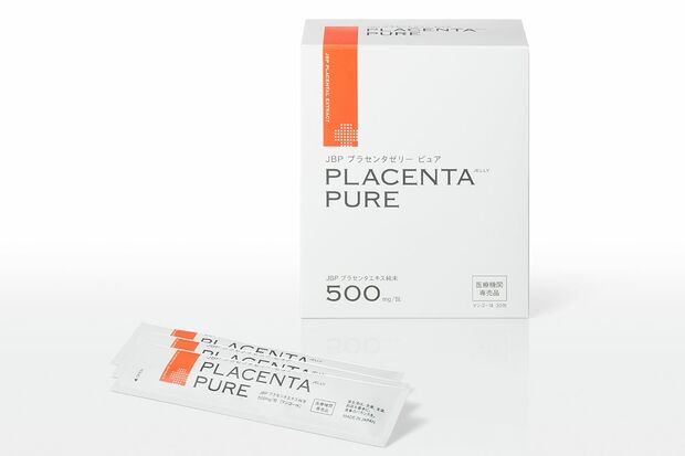 プラセンタを手軽に摂取できるゼリー状のサプリメント「JBPプラセンタゼリーピュア」