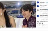 宇野昌磨が交際中の本田真凜とのツーショットを加工して投稿（宇野のインスタグラムより）