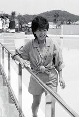 1984年8月『週刊女性』の企画「本番5分前」でオフショットを披露した堀ちえみ。17歳のころ