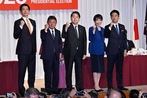 2025年9月22日、自民党総裁選告示（JMPA）