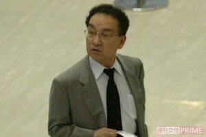 ジャニー喜多川さん（2003年、成田空港にて）