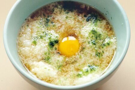 長いもの月見だれ