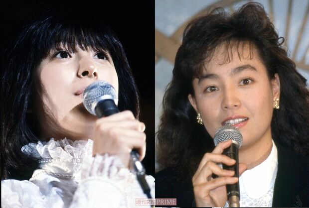 （左から）河合奈保子、柏原芳恵