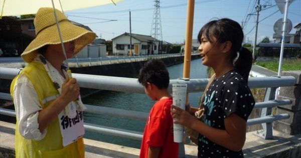  平成25年度大牟田市『模擬訓練』の様子（大牟田市提供）