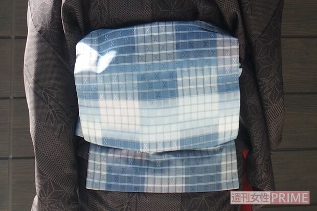 5万円で落札された帯！「元値は1万5千円くらいの中古品ですが、調べるとある女優さんがつけていた帯と同じものでした。それもあってか5万円で売れてラッキーでした」